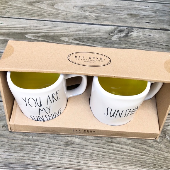 New Rae Dunn Sunshine & You Are My Sunshine Mugs - Picture 4 of 4